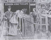 Cartel de El Kinetoscopio de Edison