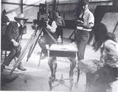 Griffith grabando Intolerancia, 1914
