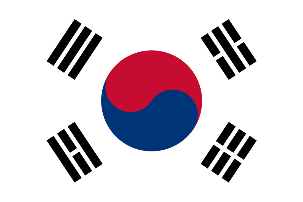 Bandera de Corea del Sur