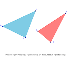 Construcci�n: Pol�gono libre no desplazable