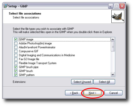 Instalaci�n Gimp 5