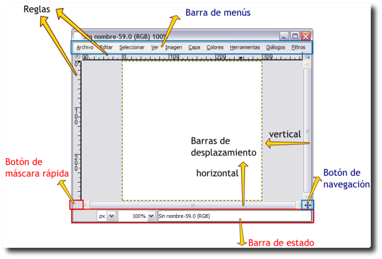 elementos ventana imagen