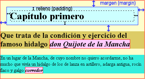Identificaci&oacute;n de m&aacute;rgenes y rellenos