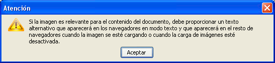 Aviso de que falta texto alternativo