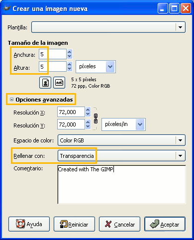 Opciones para crear una imagen fantasma con Gimp