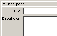 Apartado Descripci&oacute;n de la pesta&ntilde;a Proyecto