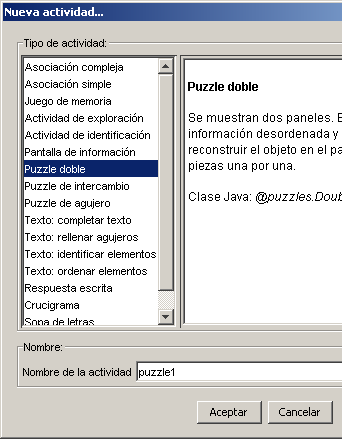 Selección de puzzle doble