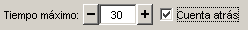 Casilla del contador de tiempo