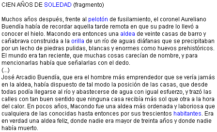 Aspecto del texto después de introducir incógnitas