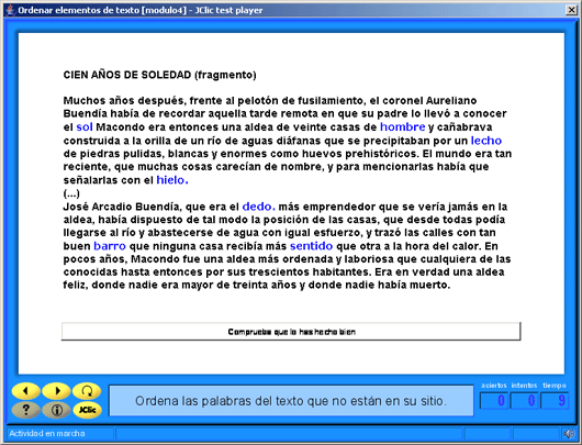 Disposición final del ejercicio