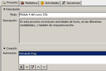 Descripci&oacute;n del proyecto