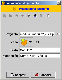 Propiedades del nuevo bot&oacute;n