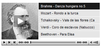 Lista MP3 con imagen pequeña