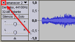Cerrar canal derecho