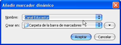 Añadir marcador dinámico