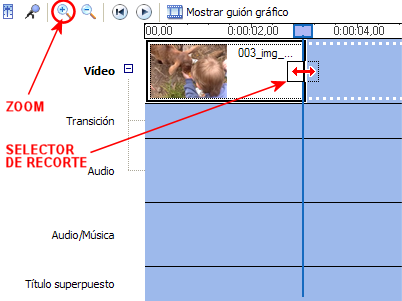 Recortar clip de película