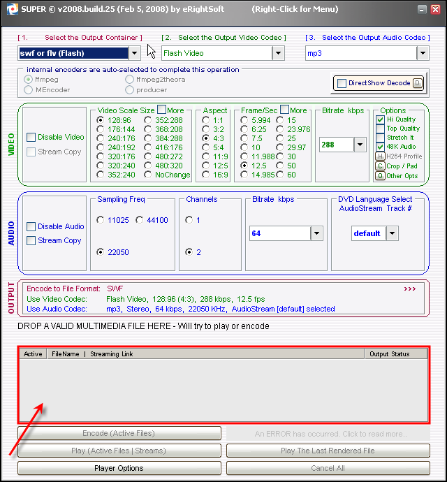 Selecciona el archivo fuente